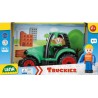 Traktor s figurkou, 17 cm
