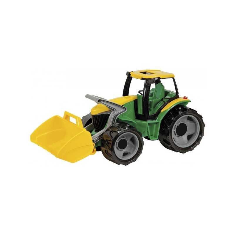 Traktor se lžící zeleno-žlutý, 65 cm