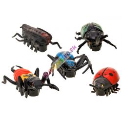 Realistické mini roboty, chrobáky, 5 druhov