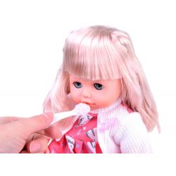BONNIE Rozkošná hovoriaca bábika s dlhými blond vlasmi