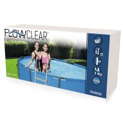 Bestway 2-stupňový bazénový rebrík Flowclear 84 cm 58430 