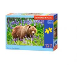 Castorland Puzzle Medveď na lúke, 120 dielikov