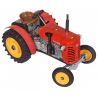 Traktor Zetor 25A, kovový na kľúčik, červený 15 cm