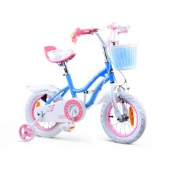 RoyalBaby Detský bicykel STAR GIRL 12" modry