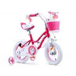 RoyalBaby Detský bicykel STAR GIRL 12" ružovy