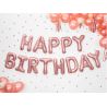 Fóliový balón- Happy Birthday, ružové zlato