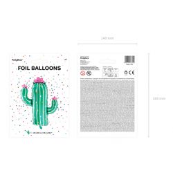 Fóliový balón - Kaktus 60 x 82 cm