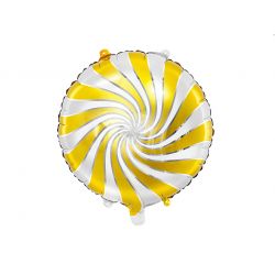 Fóliový balón - Candy zlatý 35 cm