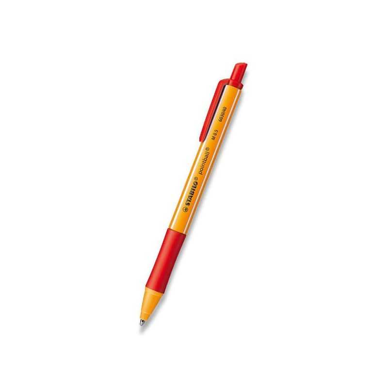 Pero guľôčkové Stabilo Pointball, červená