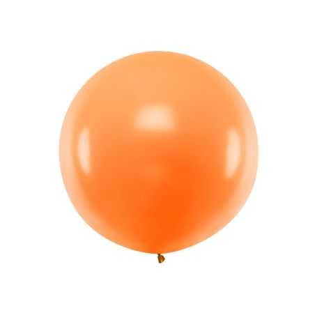 Okrúhly balón 1m, pastel oranžový