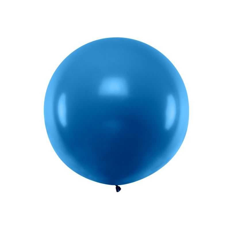 Okrúhly balón 1m, pastel námornícka modrá