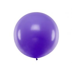 Okrúhly balón 1m, pastel Levandulová