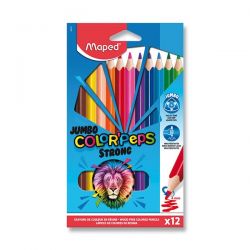 Pastelky Maped Color´Peps Strong, 12 farieb