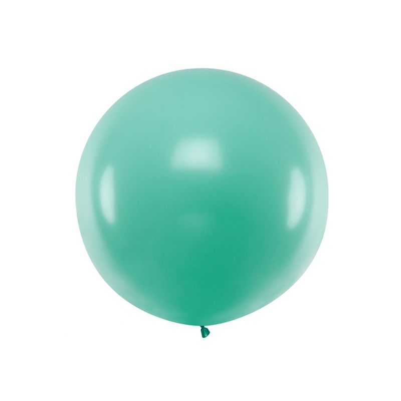 Okrúhly balón 1m, pastel lesná zelená