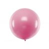 Okrúhly balón 1m, metalický ružový