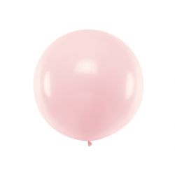 Okrúhly balón 1m, pastel ružový