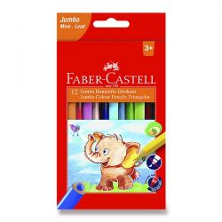 Farebné pastelky Faber-Castell Extra Jumbo, 12 farieb