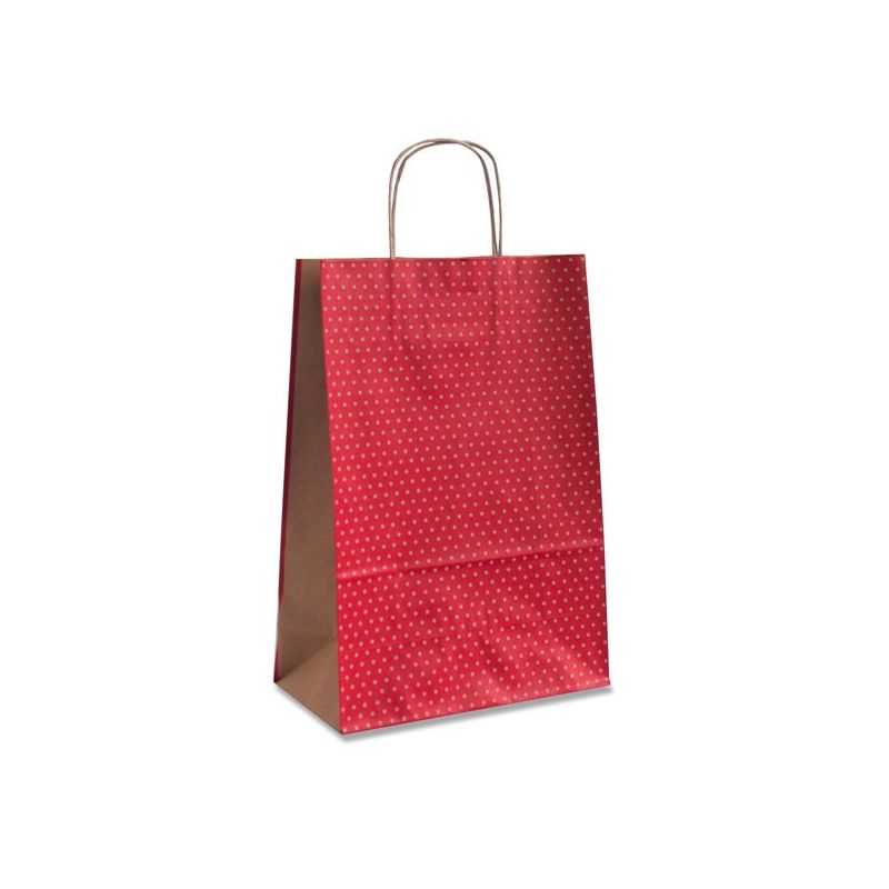 Darčeková tašky NATURA POIS L, červená