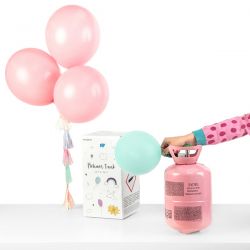 Hélium na 30 balónov, ružové