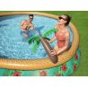 BESTWAY 57416 Samonosný bazén 457x84 cm, 7v1 s palmou