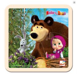 Máša a medveď – puzzle 15x15 cm