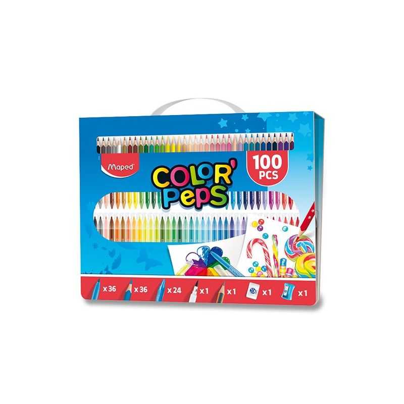 COLOR’PEPS BOX: Výtvarný set- 100 kusov
