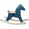 Vilac Drevený hojdací kôň modrý