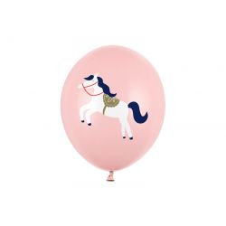 Balóny 30 cm Little Horse, pastelovo ružový