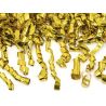 Konfety – Tuba so serpentínami, zlaté 60cm