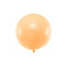 Okrúhly balón 60cm, pastel svetlá broskyňová