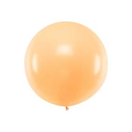 Okrúhly balón 1m, pastel svetlá broskyňová