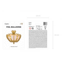 Fóliový balón – Koruna 52x42cm