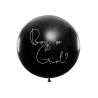 Balón Gender Reveal konfety ružové – Dievča, 1m