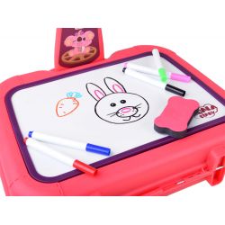 Projektor na kreslenie v kufríku, ružový