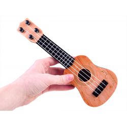 Detské ukulele 25cm, svetlohnedé
