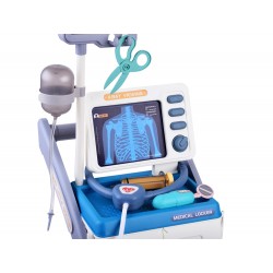 Dětský lékařský vozík, modrý