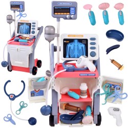 Dětský lékařský vozík, růžový