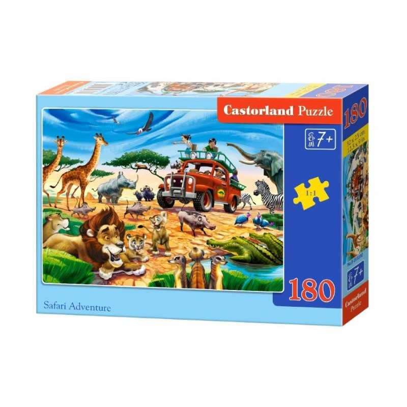 Castorland Puzzle Dobrodružství Safari, 180 dílků