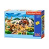 Castorland Puzzle Dobrodružství Safari, 180 dílků