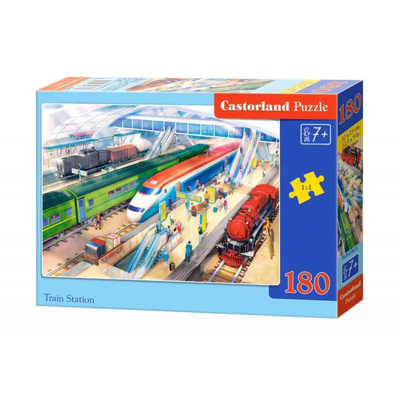 Castorland Puzzle Vlakové nádraží, 180 dílů