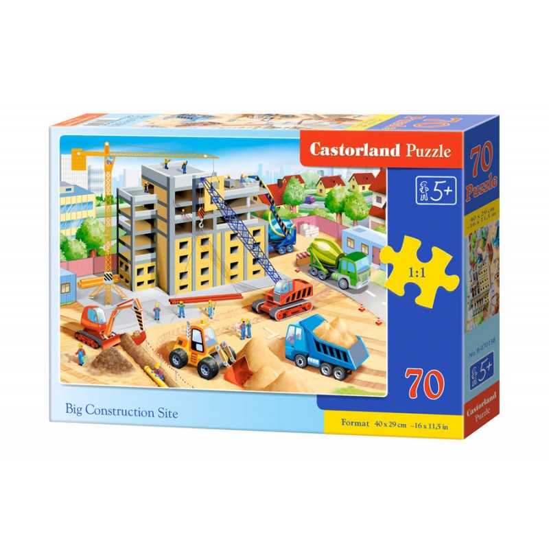 Castorland Puzzle Velké staveniště, 70 dílků