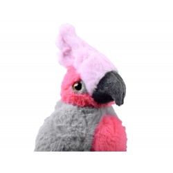 Beppe plyšový růžový papoušek Kakadu 22cm
