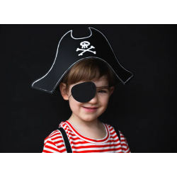 Pirátská čepice a páska na oko
