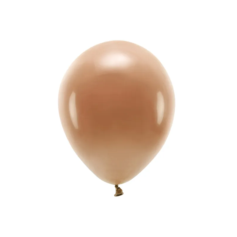 Balón 30cm ECO, pastelový čokoládový hnědý