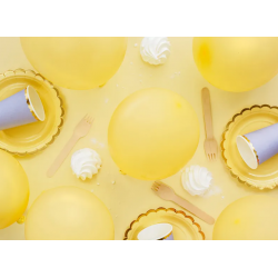 Balón 30cm ECO, pastelový žlutý