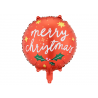 Fóliový balón Merry Christmas, červený 45cm