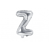 Fóliový balón písmeno „Z“, 35cm stříbrný