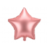 Fóliový balón Hvězda, 48cm, růžově zlatá