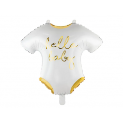 Fóliový balón Dětské body „Hello Baby“, 51x45 cm