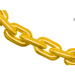 Balónová girlanda – Zlatý řetěz, 6,7m
